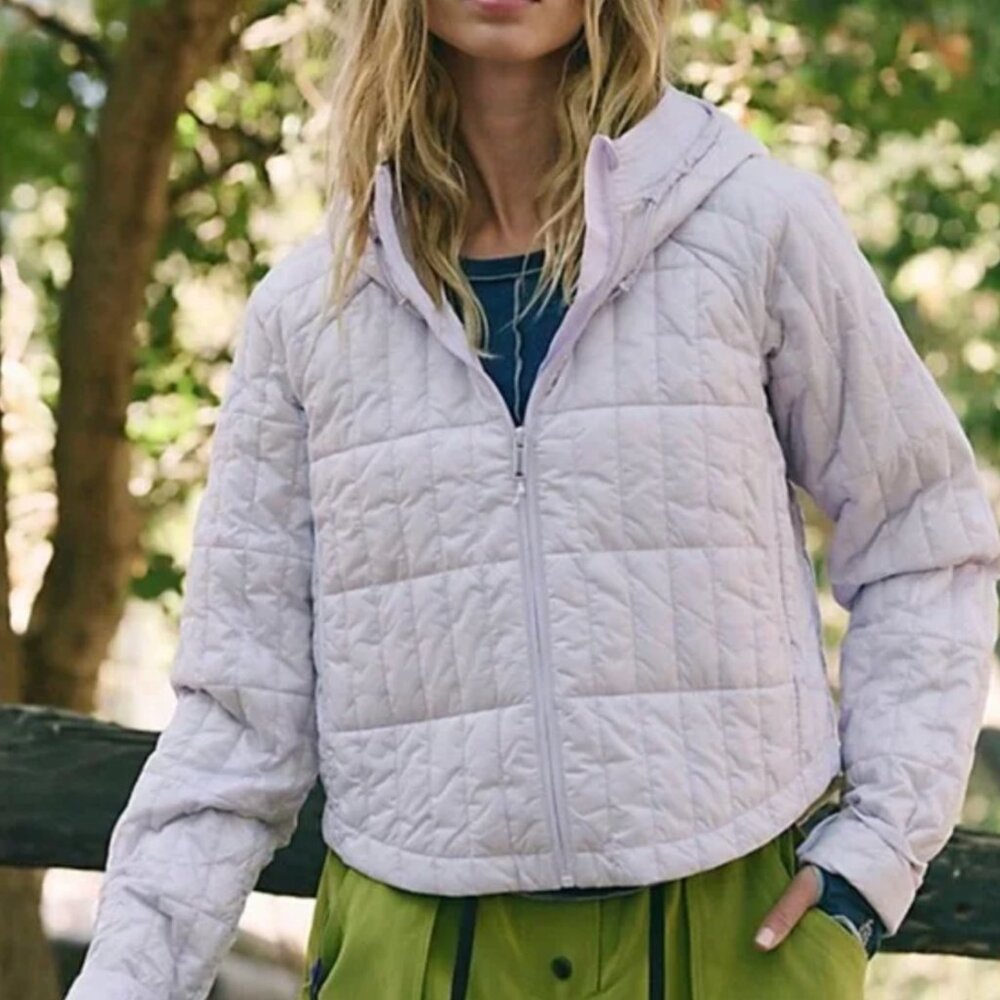 Free People Movement Light As A Feather Packable Puffer in Lavender Shadow